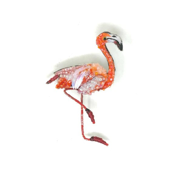 Kuba Flamingo Brosche von Trovelore