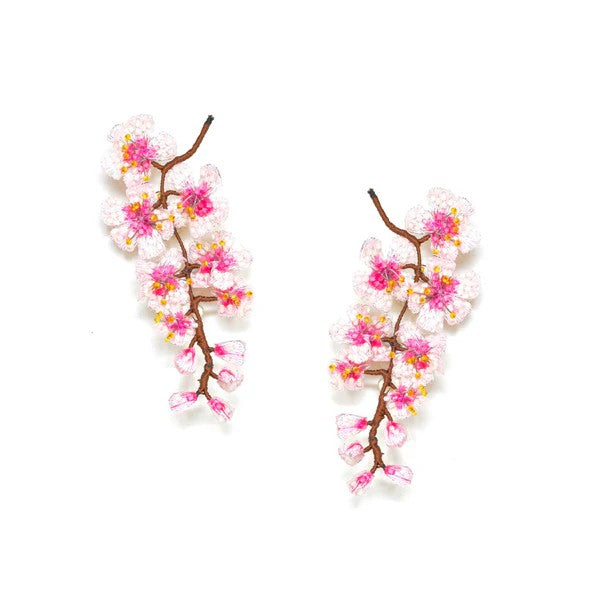 Japanische Kirschblüten Ohrringe Trovelor