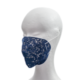 511B - Stickerei-Hülle indigo, inkl. 40 CPA/COVID-19 Pandemie Atemschutzmasken
