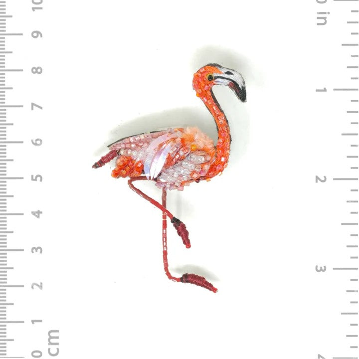 Kuba Flamingo Brosche von Trovelore