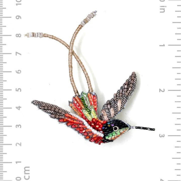Kolibri Brosche von Trovelore