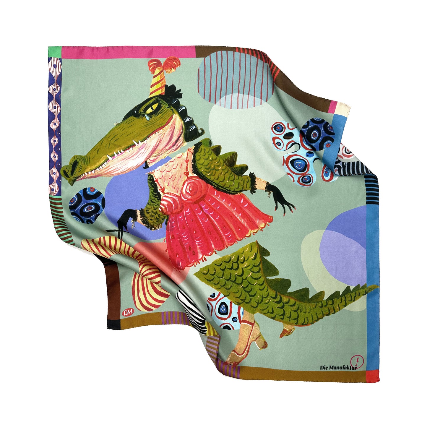 118 - Nickituch "Croco en vouge"