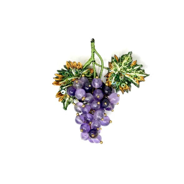 Malbec Trauben Brosche von Trovelore