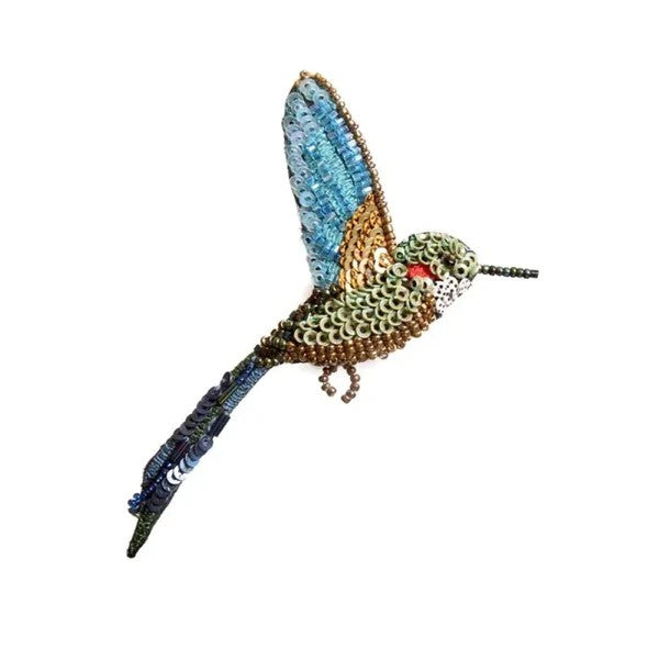 Tropischer Kolibri Brosche Trovelore