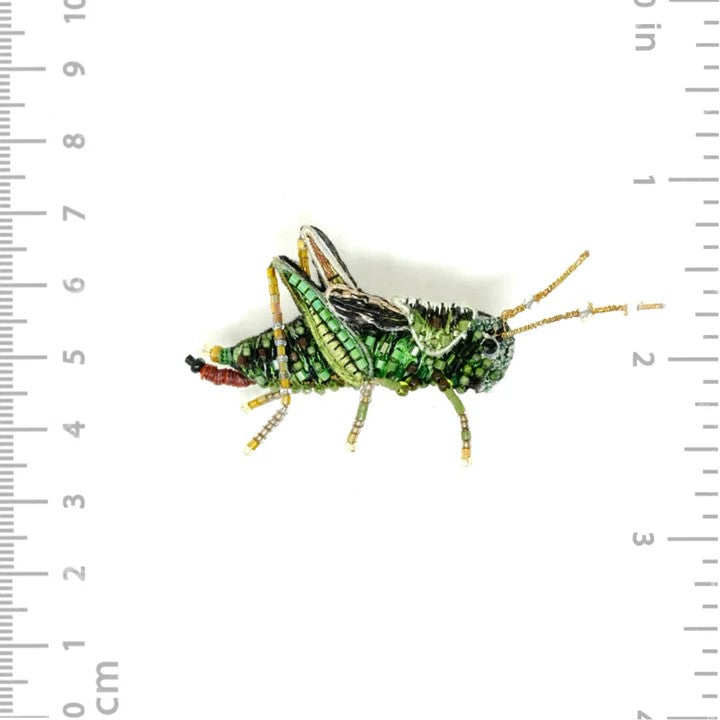 Feldheuschrecken Brosche Trovelore