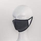 219 / Maske aus Jersey, schwarz/blau mit HeiQ Viroblock Technology