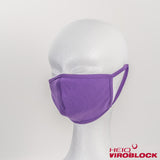 216/ Maske aus Jersey, violett mit HeiQ Viroblock Technology