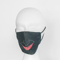 W02 / Maske Smile schwarz