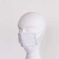 SO.M01 / Maske So Design aus weisser Spitze