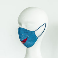 W03 / Maske Smile blau